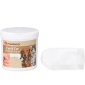 Flamingo EYE & EAR CLEANING WIPES REINI FINGER NEUTRAL 50бр. - напръстници за еднократна употреба за очи и уши